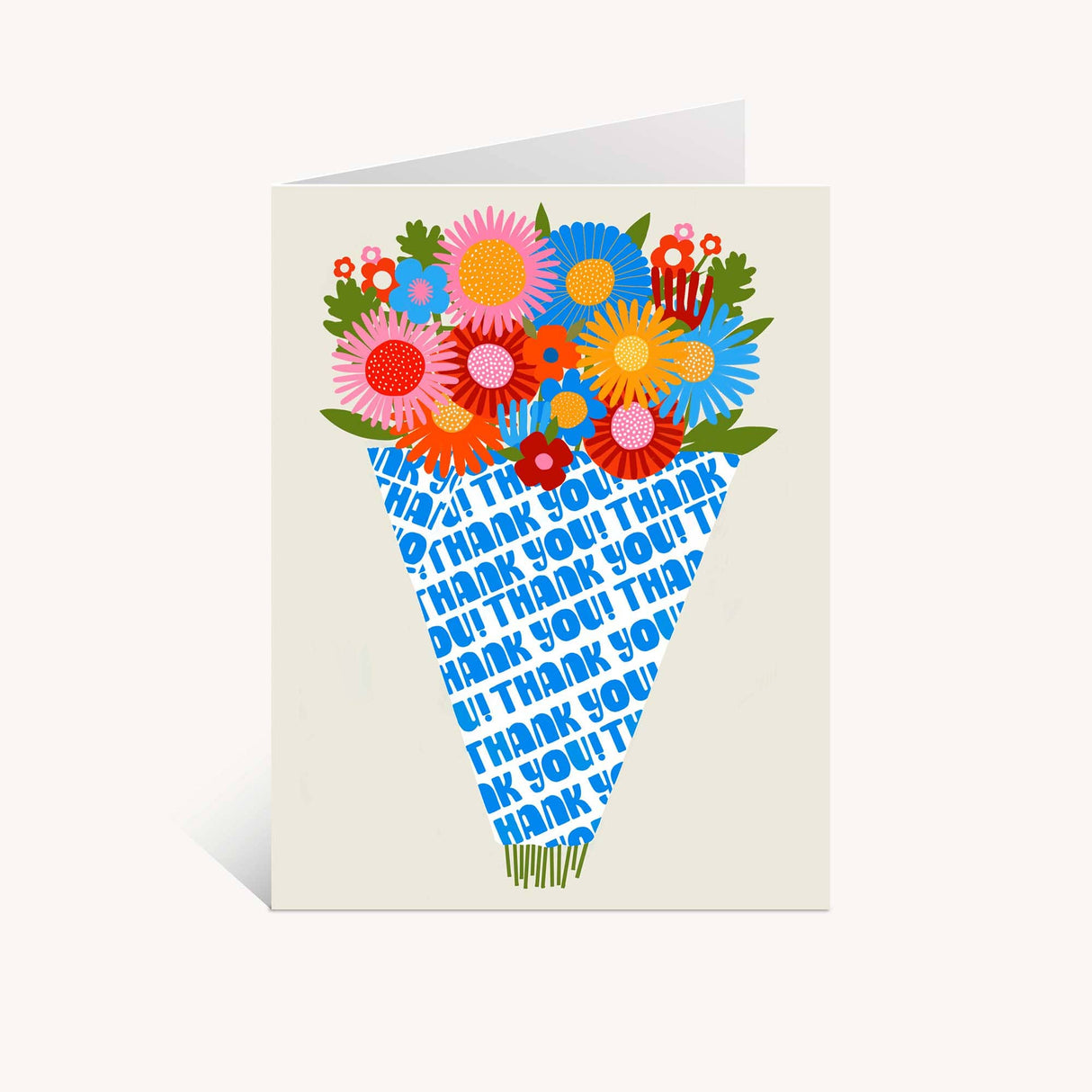 "Thank You" Bouquet Greeting Card