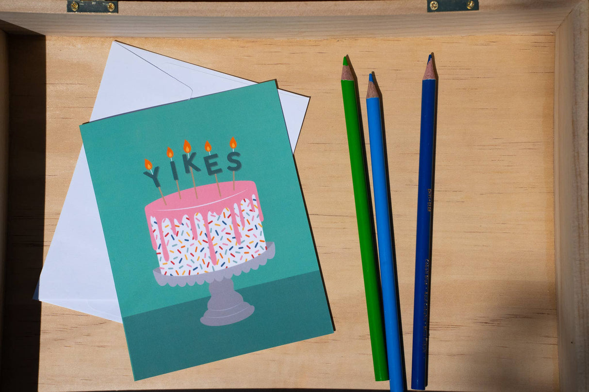 Yikes Birthday Card