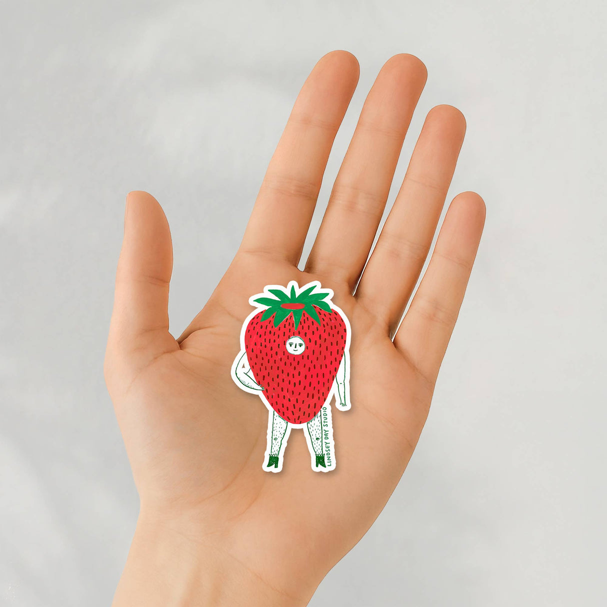 Mr. Strawberry Sticker