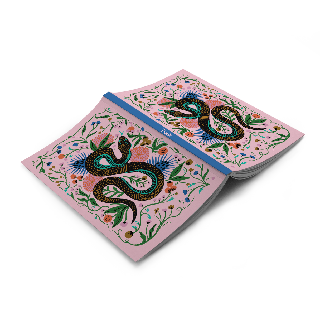 Charmed Snake Layflat Notebook