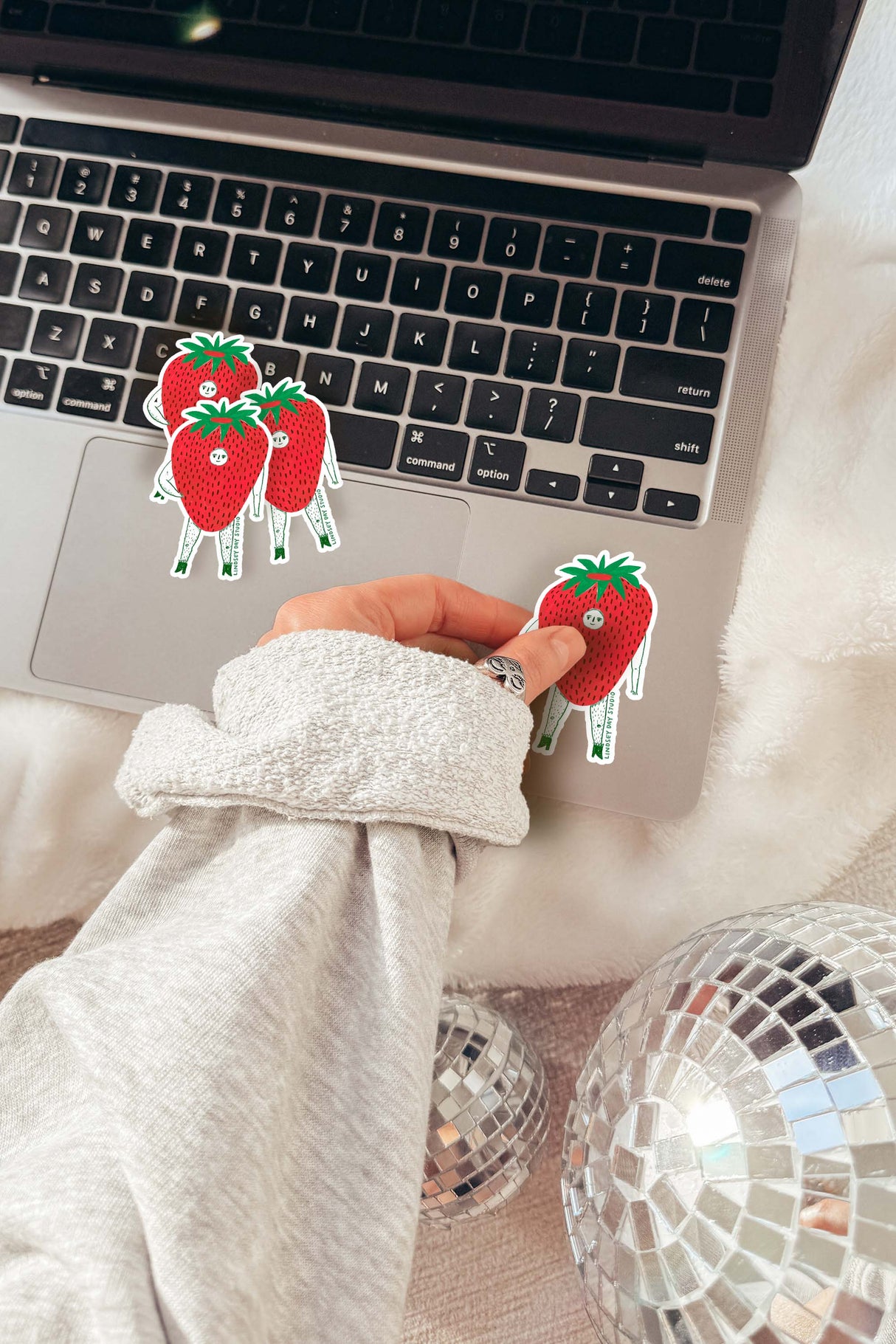 Mr. Strawberry Sticker