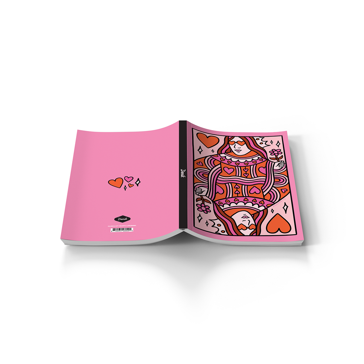 Queen Of Hearts Layflat Notebook