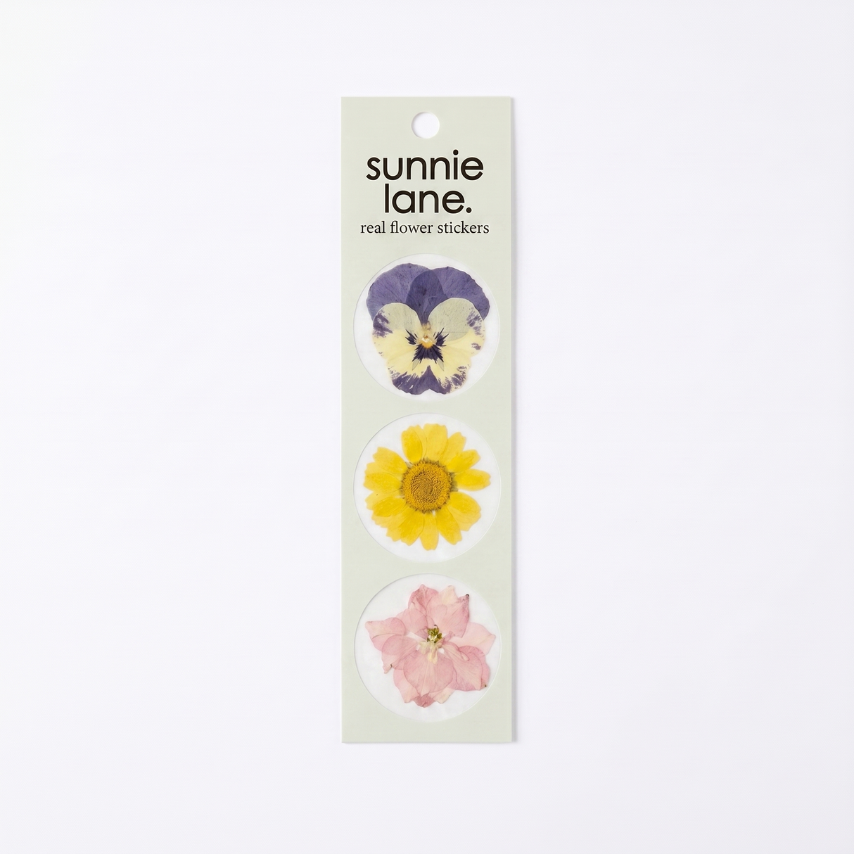 Real Pressed Flower Stickers: 3 Pack