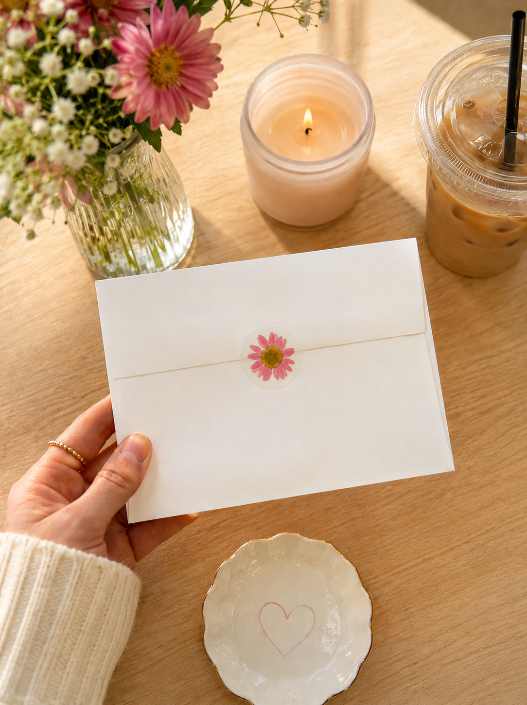 Real Pressed Flower Stickers: 3 Pack