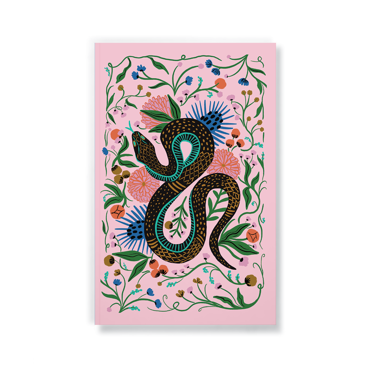 Charmed Snake Layflat Notebook