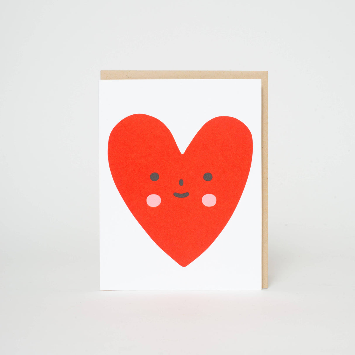 Heart smiling Card