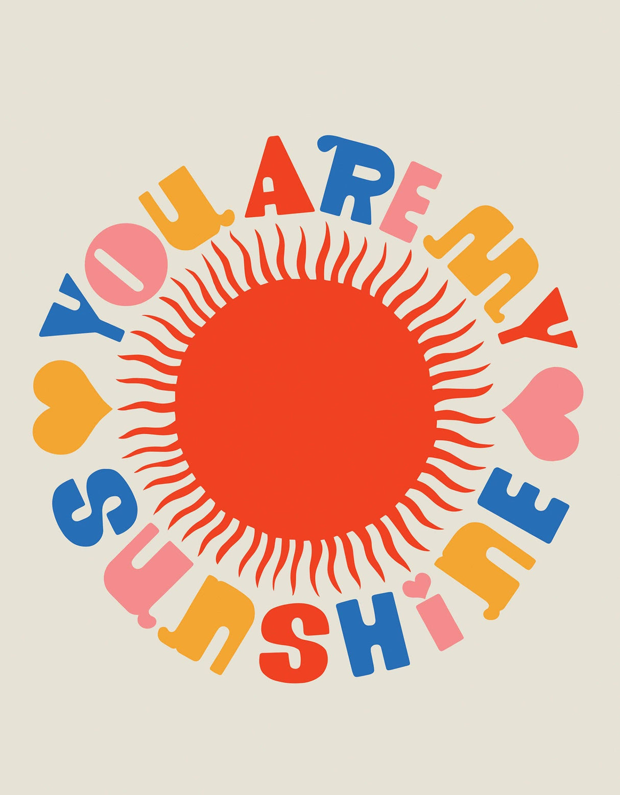 "You Are My Sunshine" Card