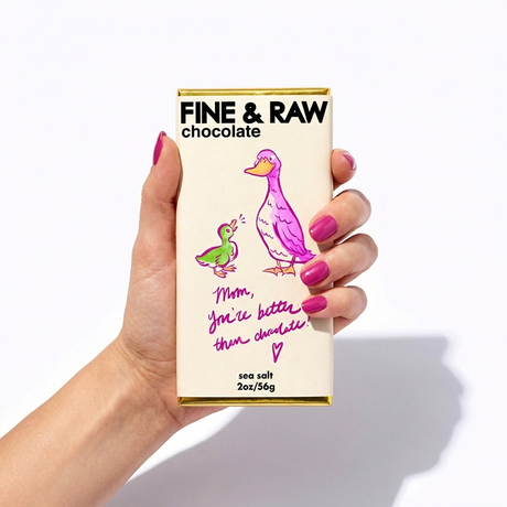 Fine & Raw Chocolate - Sea Salt 2oz.