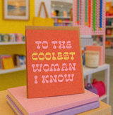 To The Coolest Woman I Know | Feminist Card | Fall Card