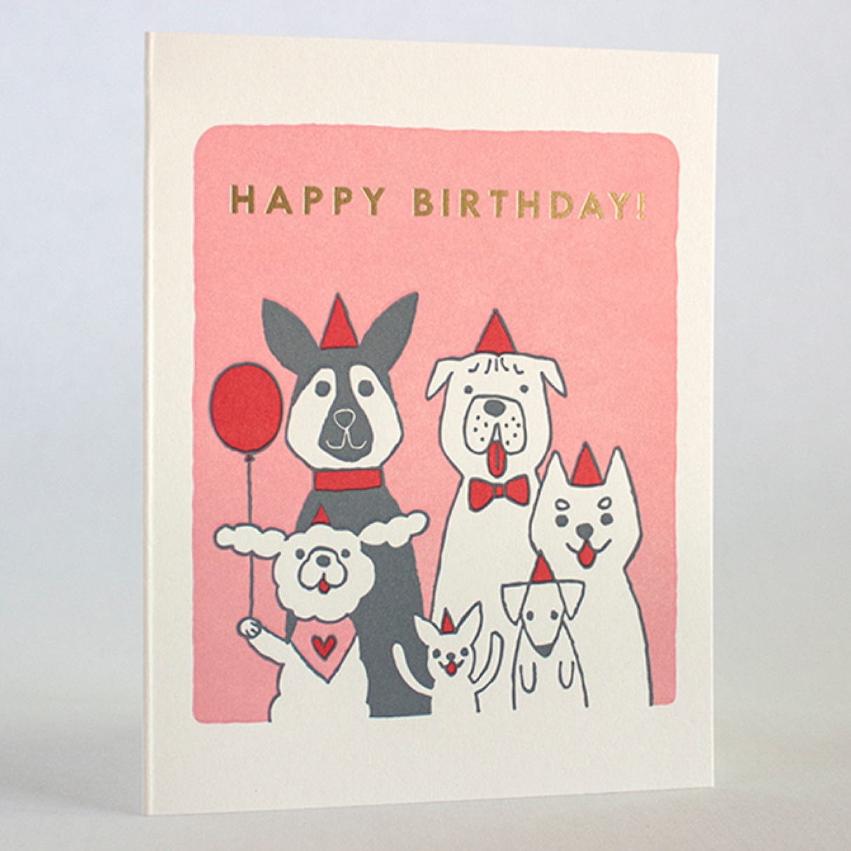 Happy Birthday Dogs Card