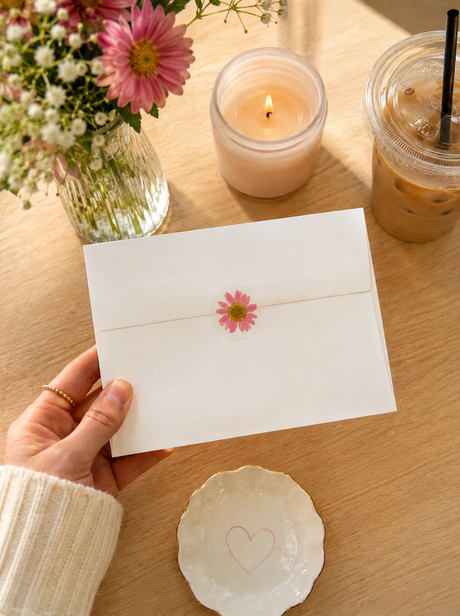 Real Pressed Flower Stickers: 3 Pack