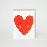 Heart smiling Card